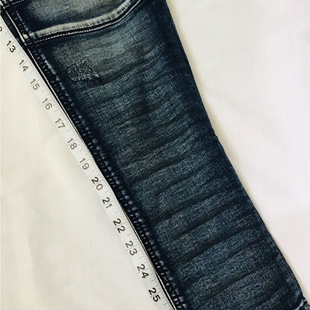 Rock Revival Women's Dark Blue Skinny Moto Jeans sz 28 - Picture 14 of 15